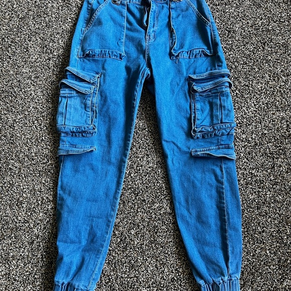 Fashion Nova Denim Blue Jeans - Picture 1 of 7